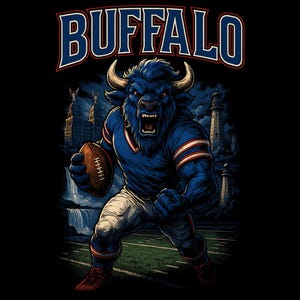 T-shirt de supporter des Bills de Buffalo NFL | T-shirt souple unisexe pour le jour du match, tenues décontractées, amateurs de sport, cadeau pour lui/elle