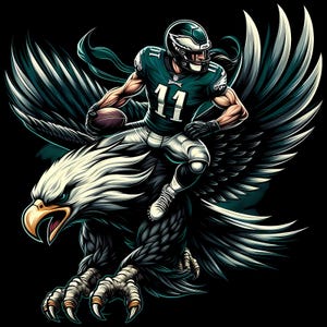 Philadelphia Eagles Football Graphic T-Shirt