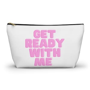 Makeup Pouch, Cosmetic Bag for Women, Accessory Tote, Toiletry Organizer, Travel Case, Gift for Her