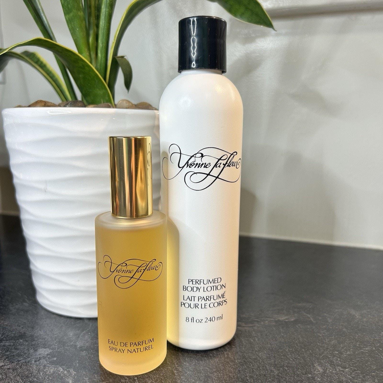 RARE Yvonne La Fleur Eau De Parfum Spray 2 fl. oz. & 8 Oz Body Lotion NEW