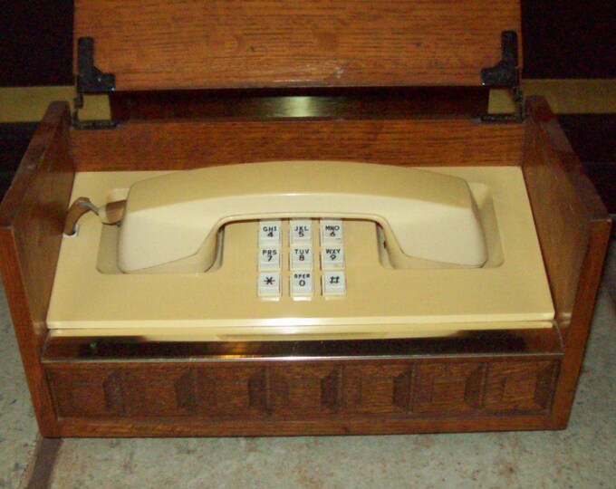 Retro Mod Western Electric ATT Wooden Box Phone - Etsy