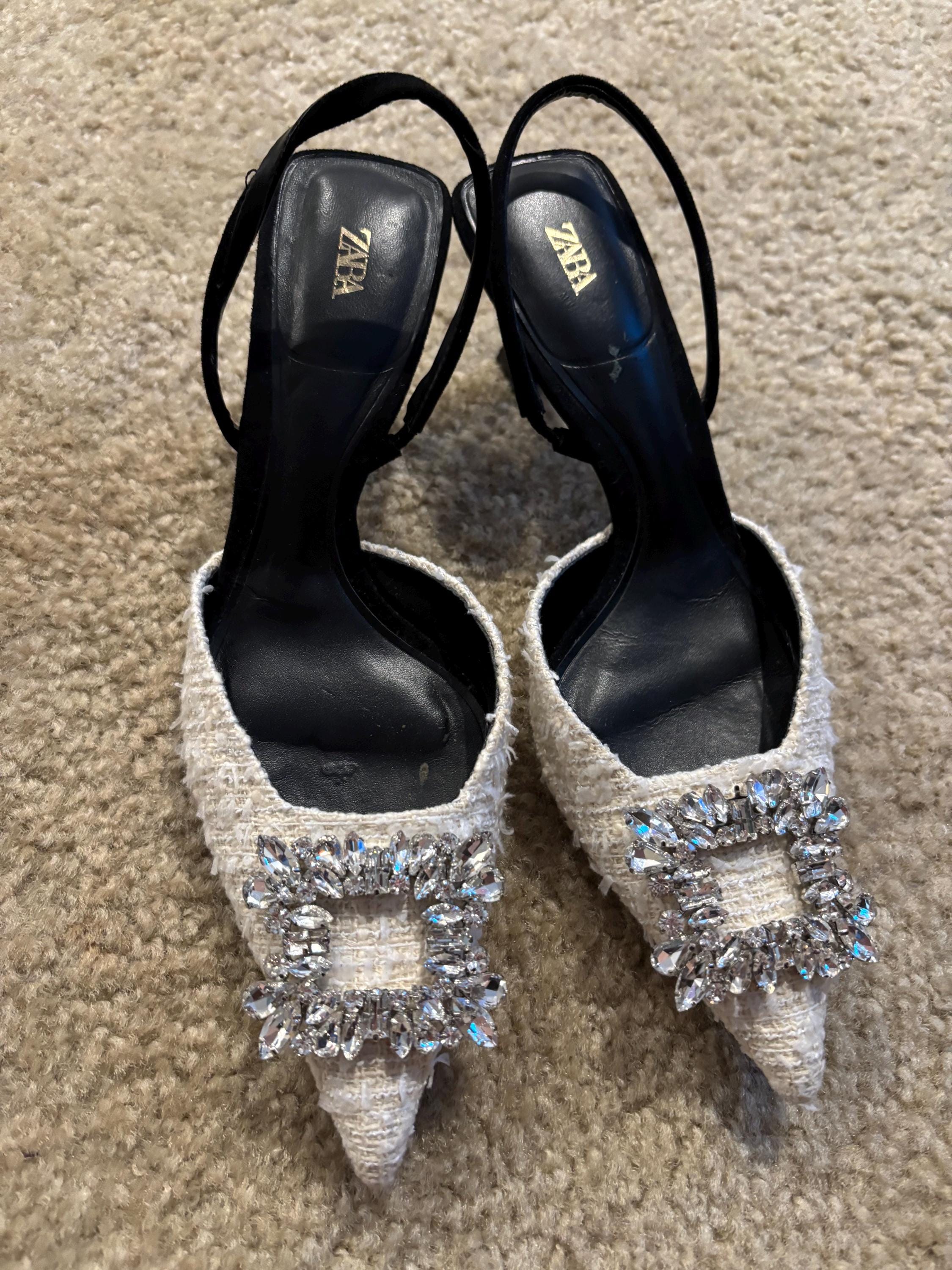 Tweed Slingbacks - Etsy