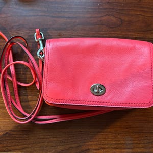 Shoulder Bags Vintage Coach Legacy Red - Etsy