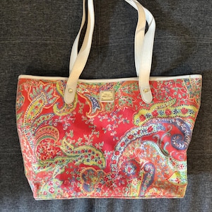 Vintage Lauren Ralph Lauren Floral Totebag