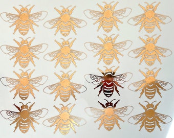 Queen Bee - Ceramic Decal Transfer - Glass Fusing Decal - Enamel Waterslide Decal - LEAD FREE & Food Safe