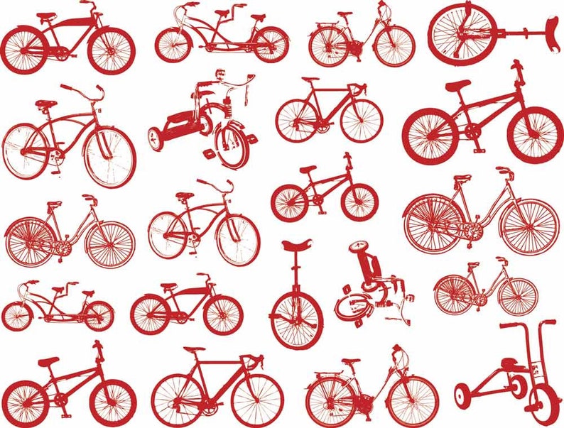 Small Bikes Ceramic Decals, Glass Decals or Enamel Decals image 8