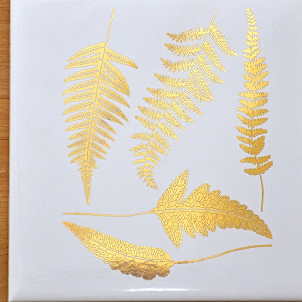 Ferns Ceramic Decals, Glass Decals or Enamel Decals