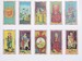 Ceramic  Decals- Antique French Tarot Cards #2 - Glass Fusing Decals, Enamel Decals 