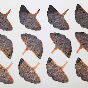 Ceramisches/ Glas Abziehbilder - Ginkgo Blaetter