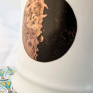 Two Color Moons Ceramic Decal Transfer Glass Fusing Decal Enamel Waterslide Decal LEAD FREE & Food Safe image 5