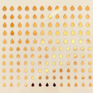 Tränen und Regentropfen - Keramik Aufglasur Aufkleber - Glas Fusing Aufkleber - Emaille Aufkleber - BLEIfrei & lebensmittelecht