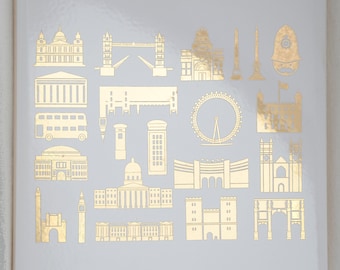 London Landmarks Ceramic Decals, Glass Decals or Enamel Decals