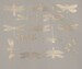 Dragonfly Ceramic Decals, Glass Fusing Decals, Waterslide Decals, Ceramic Transfers 