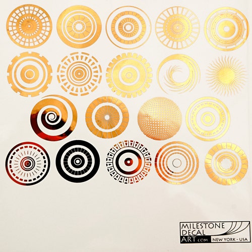 Small Flower Ceramic Decals Glass Decals or Enamel Decals Etsy