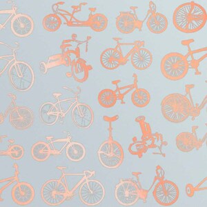Small Bikes Ceramic Decals, Glass Decals or Enamel Decals Copper Luster