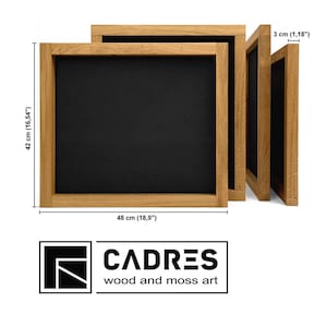 Natural Oak Frames – Minimalist Design for Your DIY Projects
