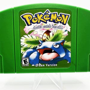 Pokemon Green Wersja Nintendo 64 Karta z grą wideo