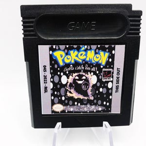 Pokemon Black Gameboy Color Video Game Cart