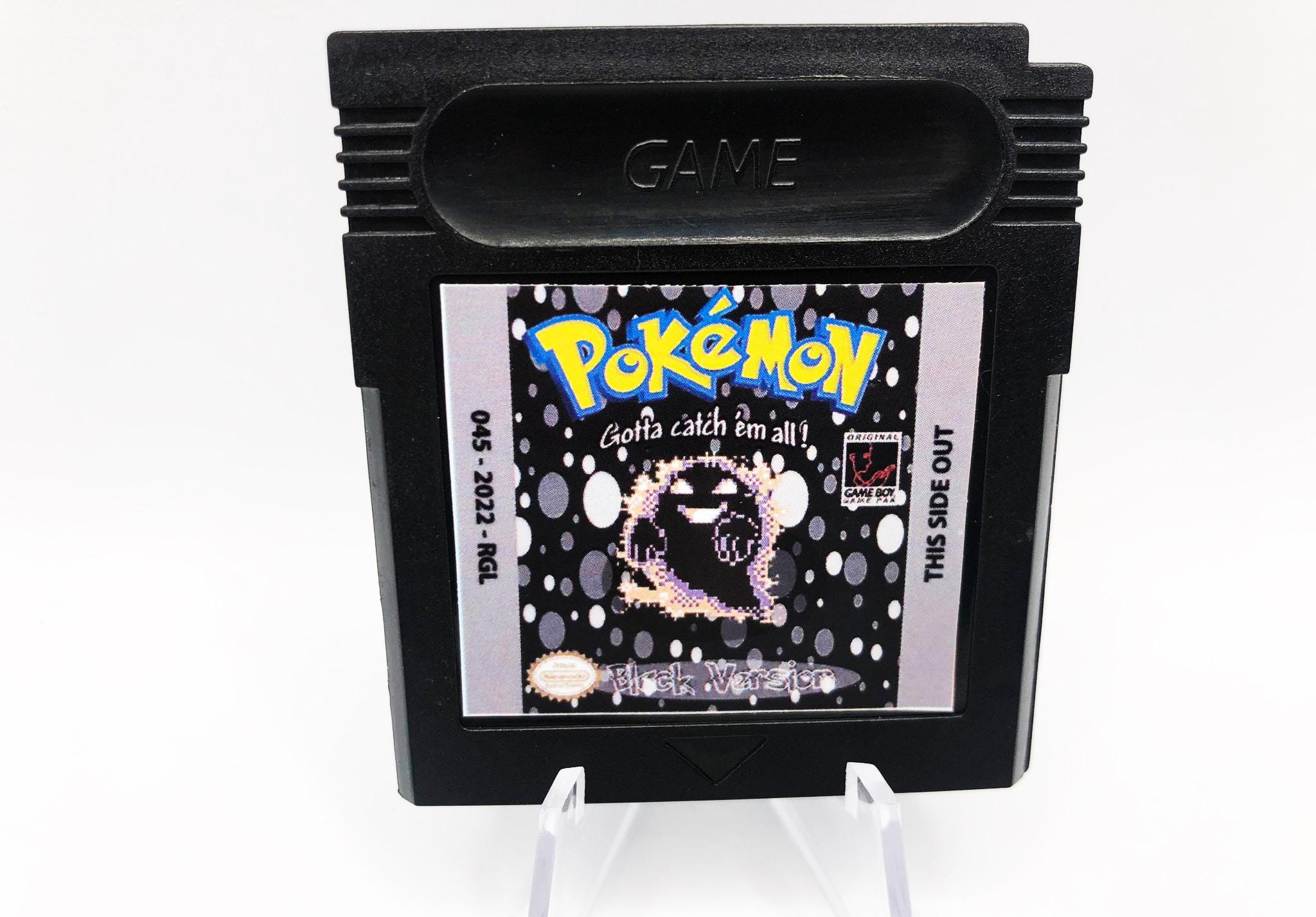 Pokemon Black Game Boy Color Videospiel-Karte