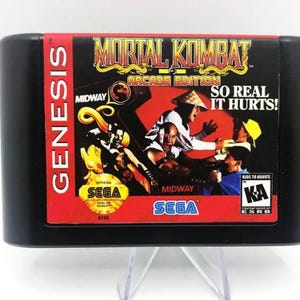 Mortal Kombat Arcade Edition Sega Genesis Video Game Cart