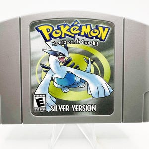 Pokemon Silver Wersja Nintendo 64 Karta z grą wideo