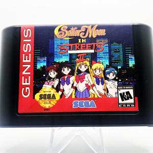 Sailor Moon w grze Streets of Rage 2 Sega Genesis Video Game Cart
