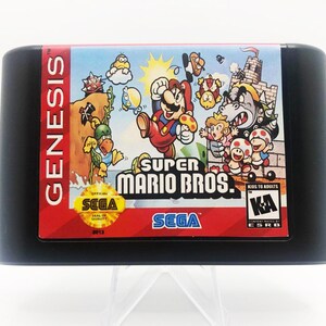スーパーマリオブラザーズ セガジェネシス ビデオゲームカート
