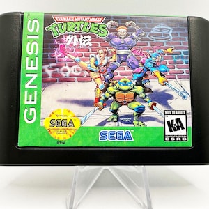TMNT 外伝 セガジェネシス ビデオゲームカート