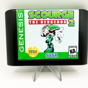 Scourge the Hedgehog 2 Sega Genesis Video Game Cart