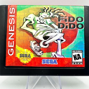 Fido Dido Sega Genesis Video Game Cart
