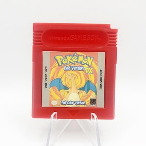 Pokemon Red DX Wersja Gameboy Color Karta z grami wideo