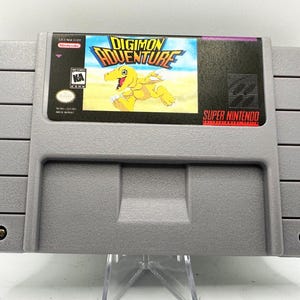 Digimon Adventures SNES Video Game Cart