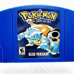 Pokemon Blue Wersja Nintendo 64 Karta z grą wideo