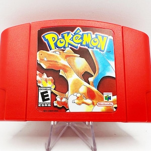Pokemon Red Wersja Nintendo 64 Karta Gry Wideo
