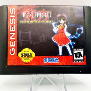 東方 - インデックスの余波 セガジェネシスビデオゲームカート