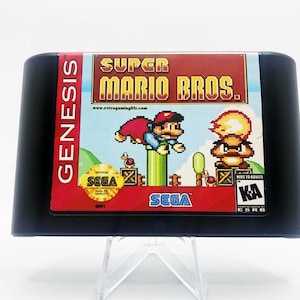 スーパーマリオブラザーズ セガジェネシス ビデオゲームカート