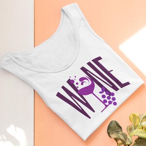 Wine Lover Unisex Tank Top - Perfect for Casual Outings, Wine Tasting, Summer Parties, and Wine Enthusiasts, Gift for Her or Him