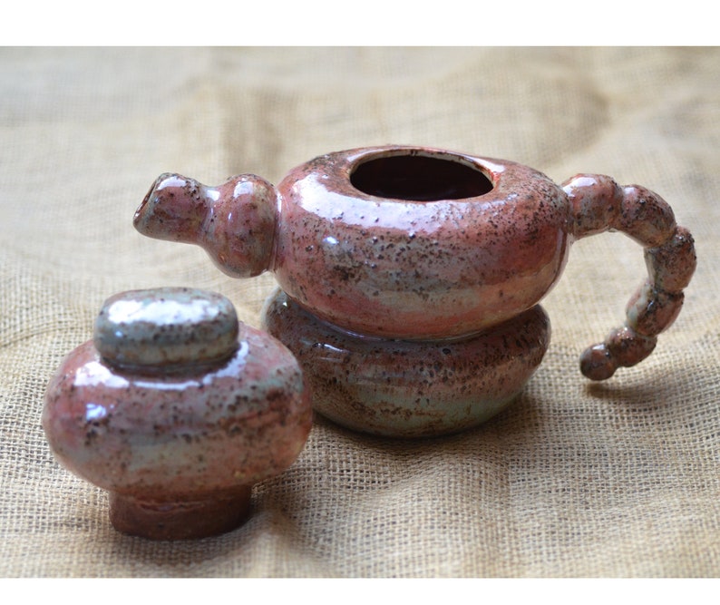 Handmade Ceramic Teapot. Stacking Stones Sculptural Teapot. Etsy