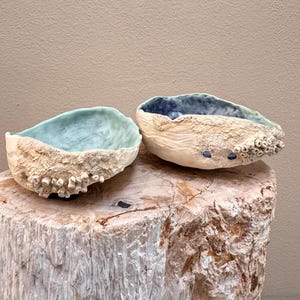 Handmade Ceramic Oyster Shell Dish – Coastal Decor