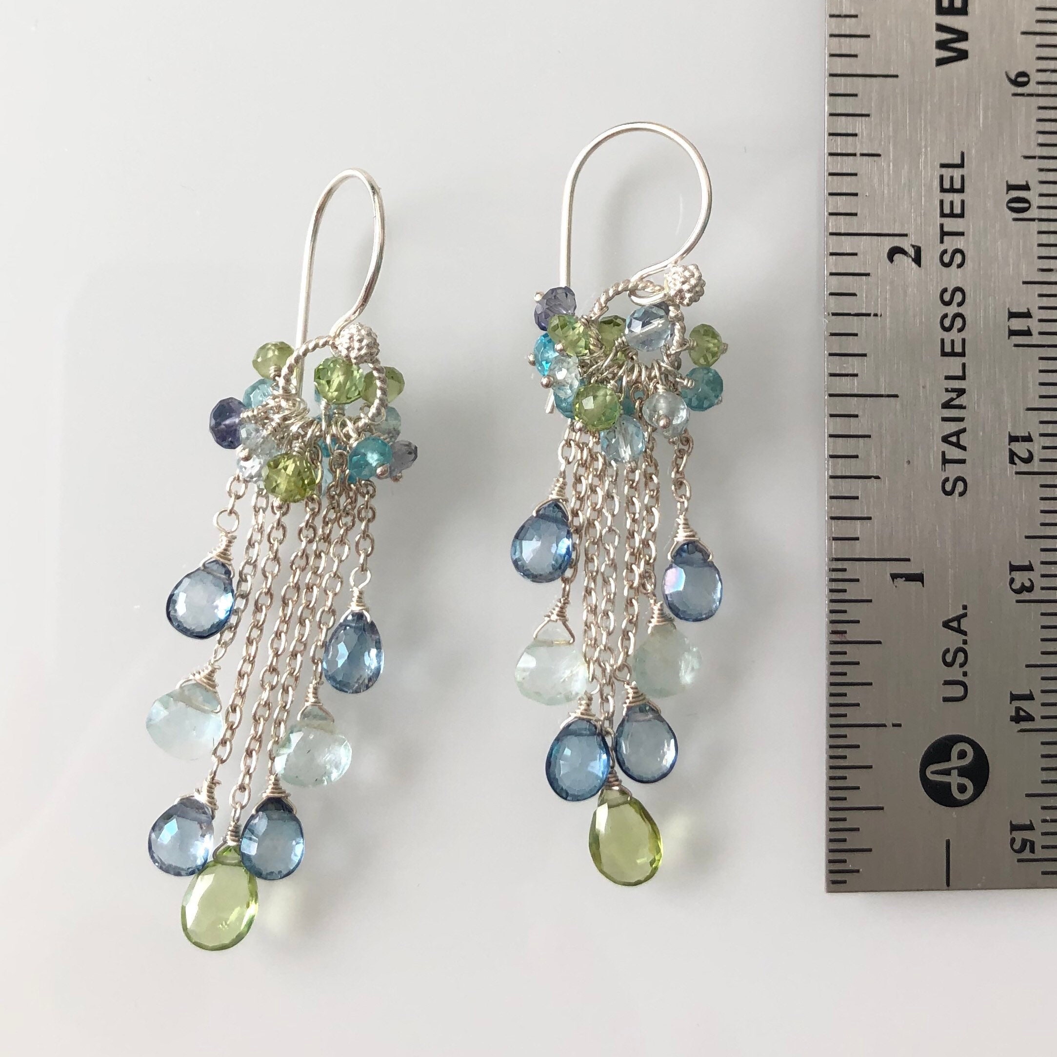 Emerald City Waterfall Earrings