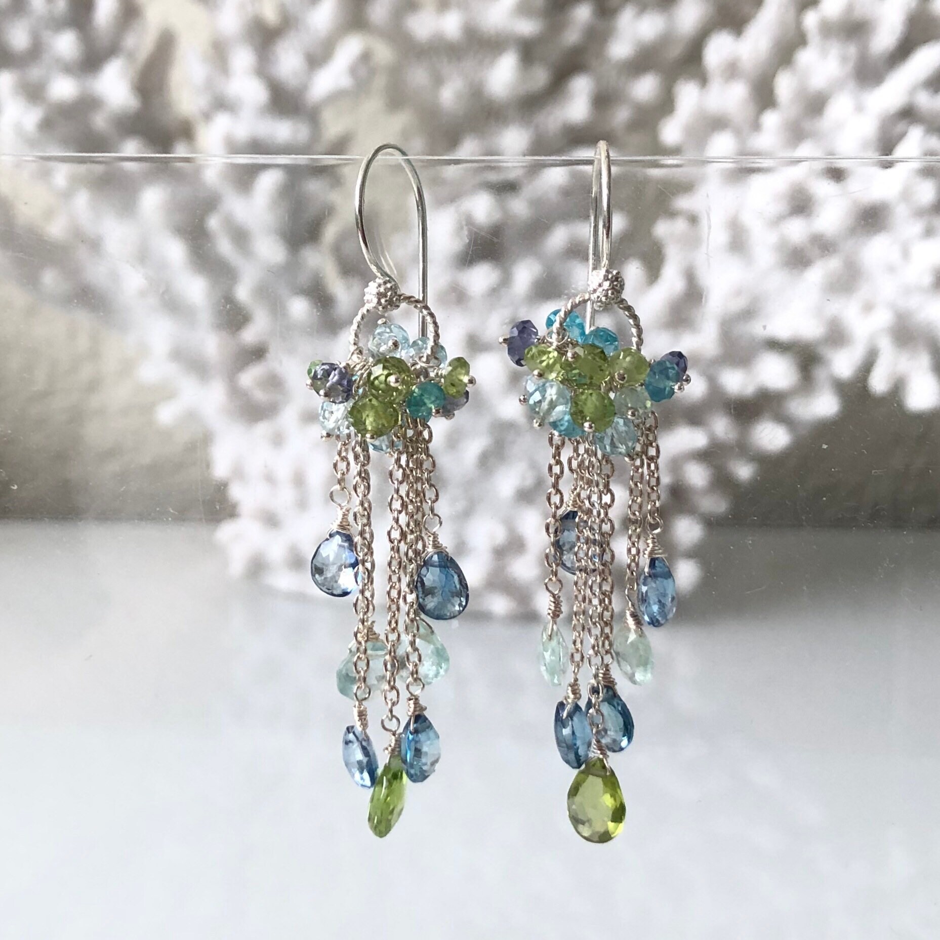 Emerald City Waterfall Earrings main image 1