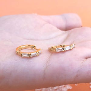 Cz Titanium Hinge Hoop | Hinged Segment Nose Ring | Septum Clicker Ring | Cartilage Hoop | Nose Ring | Helix Earring Hoop| Silver Hoops