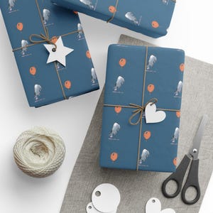 Winnie the Pooh Wrapping Paper, Baby Shower Gift Wrap, Kids Birthday Party Supplies, Classic Pooh Bear Gift Wrap Roll