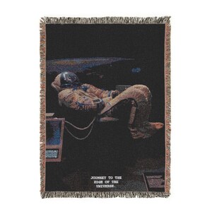 NASA Astronauts Woven Blanket, Space Room Decor Gift, Cool Home Decor, Fun Throw Blanket, Unique Christmas Gift