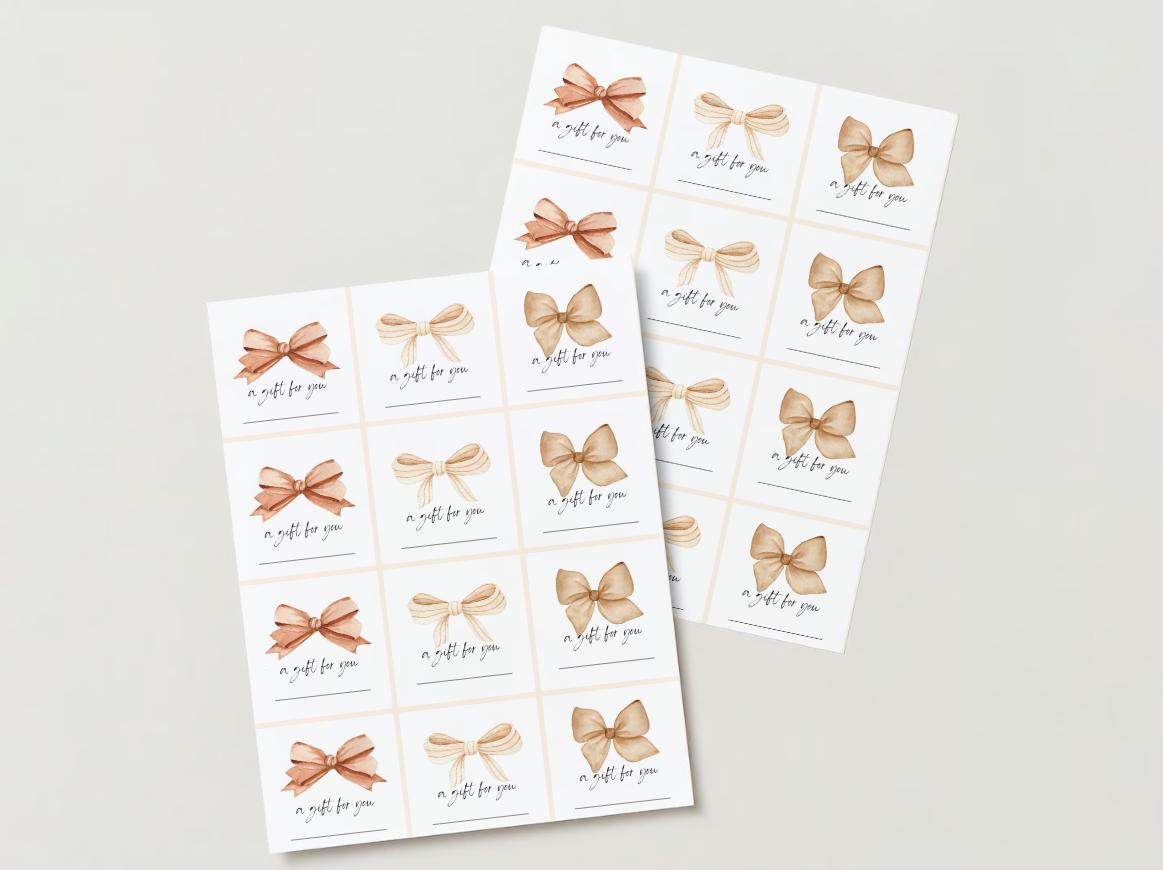 Printable Gift Tags, Editable Gift Tag, Digital Template - Etsy