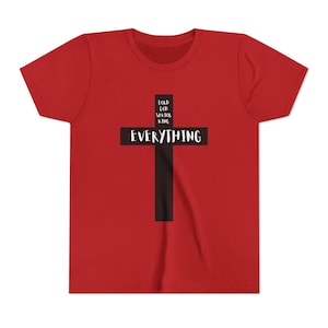 Faith-Inspired Youth Tee - Lord God Savior King Everything, Kids Christian Shirt, Religious Gift for Teens, Church Wear, Youth Apparel