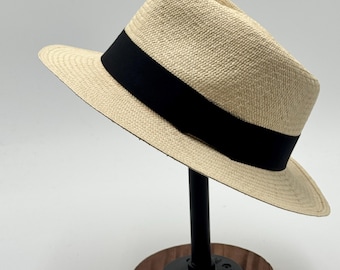 Handmade Panama Hat Authentic Paja Toquilla Unisex Sun Hat made in Montecristie, Ecuador