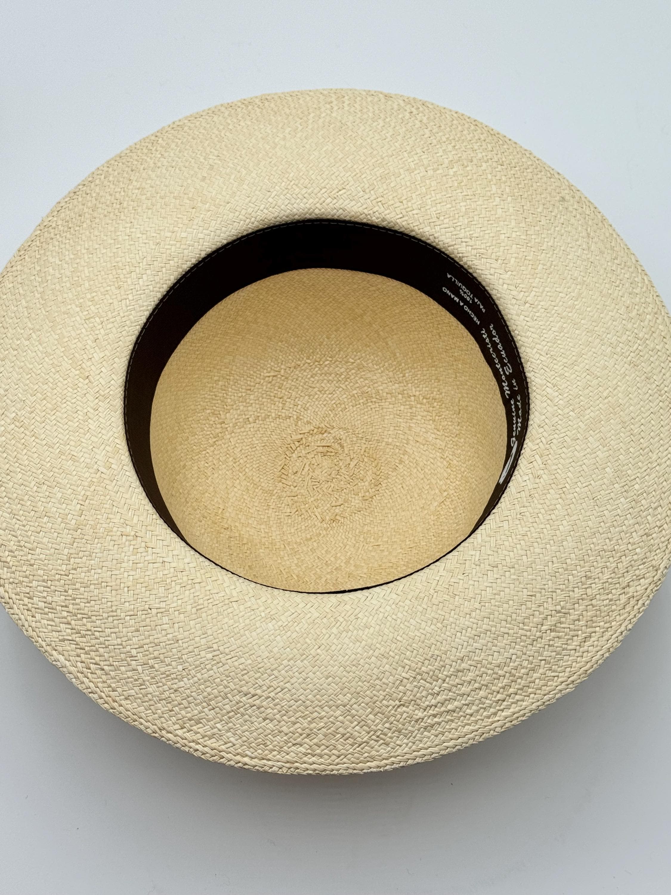 Montecristi Genuine Panama Hat Handwoven 100% Paja Toquilla Wide Brim Sun Hat Genuine Panama Hat, Handwoven in Ecuador, and Colors  main image 2