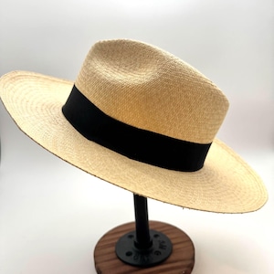 Handmade Panama Hat Authentic Paja Toquilla Unisex Sun Hat made in Montecristie, Ecuador