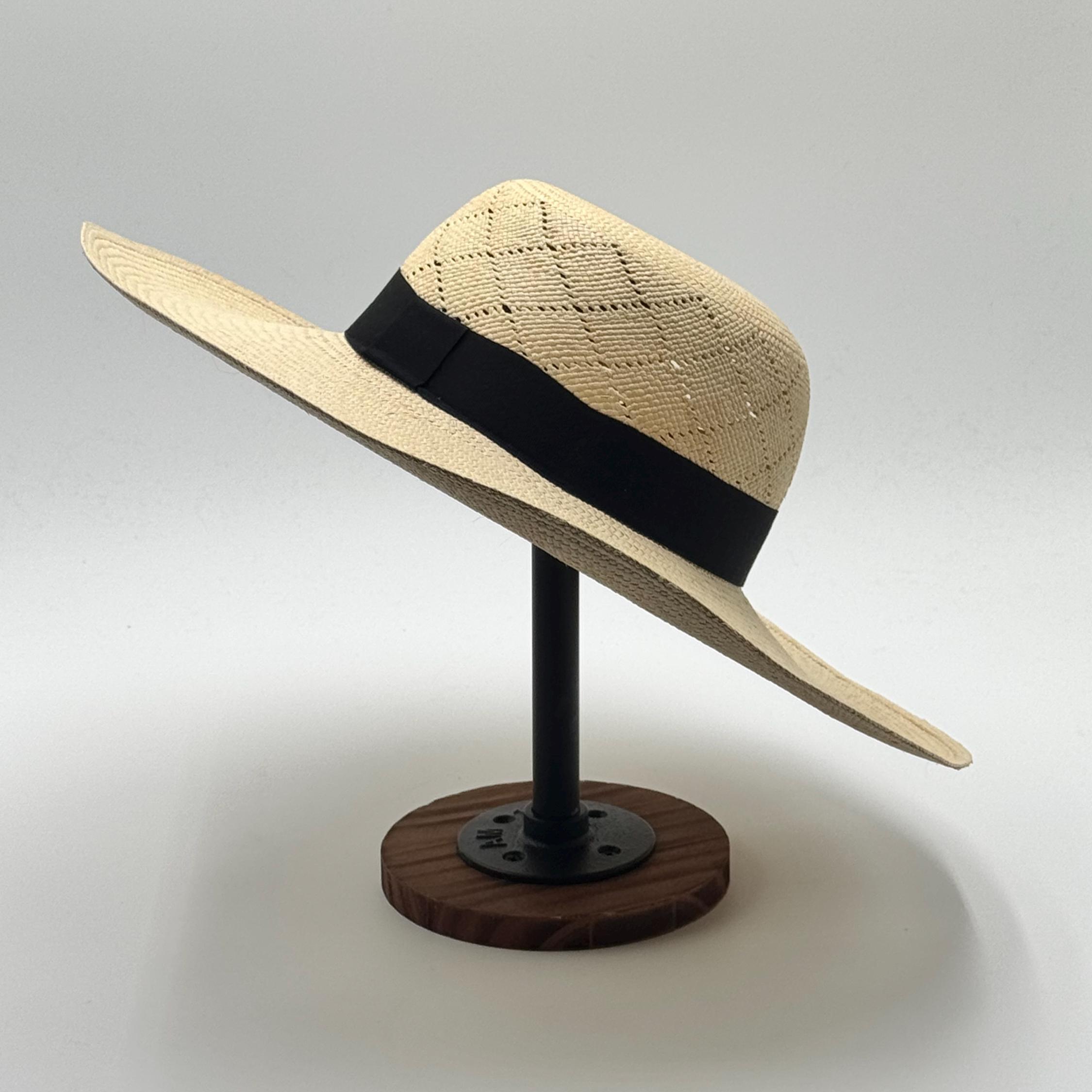 Handmade Paja Toquilla Panama Hat – Wide Brim Summer Sun Hat  display picture 2